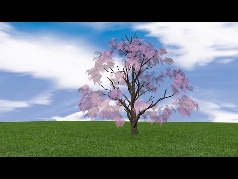 ARCHICAD 満開の桜っぽい樹木 / Cherry blossoms are in full bloom