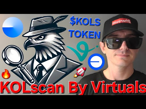 $KOLS - KOLScan BY VIRTUALS TOKEN CRYPTO COIN HOW TO BUY KOL SCAN KOLS BASE AI AGENT UNISWAP VIRTUAL