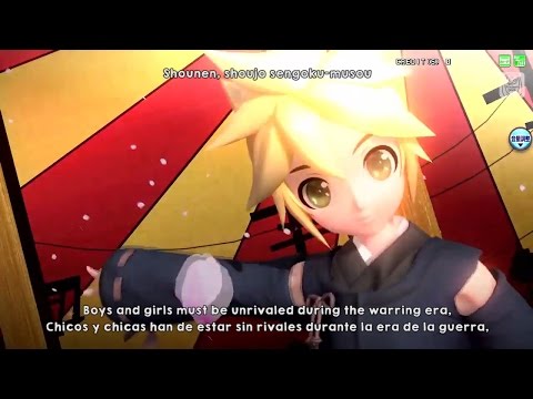 [Project DIVA Full] Senbonzakura - Kagamine Len version [English, Spanish & Romaji subs]