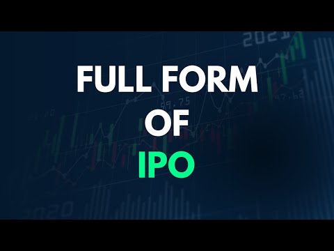 Full Form of IPO| What is IPO Full Form | IPO Abbreviation