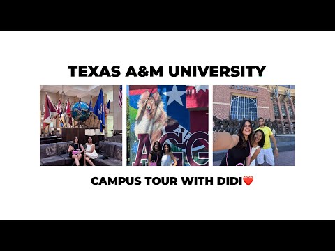 I took my sister to my Grad School-Texas A&M University, College Station Campus Tour| Kyle Field