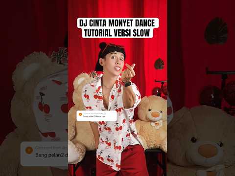 DJ CINTA MONYET DANCE TUTORIAL VERSI SLOW / PELAN-PELAN / LAMBAT | TREND DC JJ LAGU BAND INDONESIA