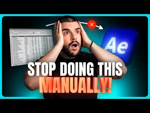 The EASIEST Way to Create Videos from Data in After Effects