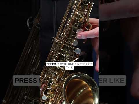 How To Play Bis Bb On Saxophone #altosax #saxophonelessons #saxophone