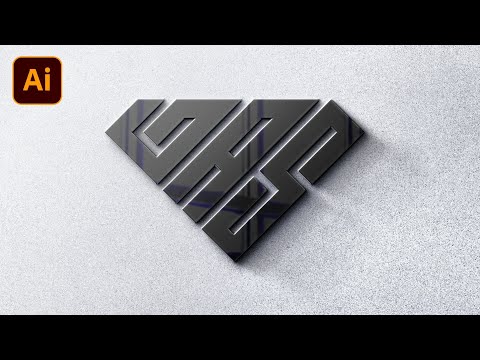 How to create Professional Diamond shape letter logo Design Illustrator | Adobe illustrator Tutorial