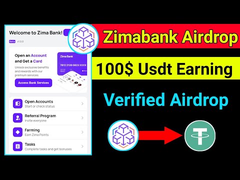 Zimabank Airdrop | New Verified Airdrop | Zima Bank Mini App Lunch.