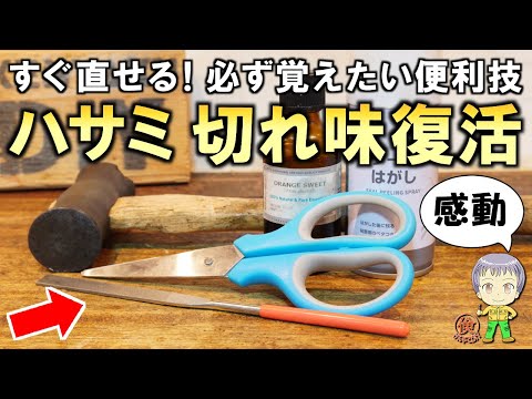 感動の切れ味復活！必ず覚えておきたいハサミのメンテナンス法をご紹介します！