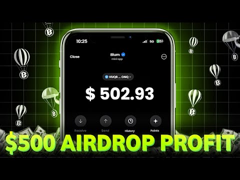 How to Earn Blum Tokens || $500 Free Airdrop || Binance Supported Airdrop! || AirDrop Hunter