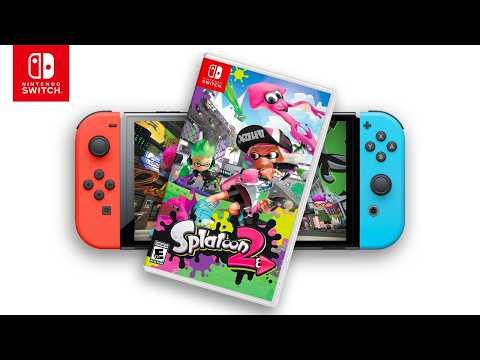 Splatoon 2 on Nintendo Switch OLED (Handheld)