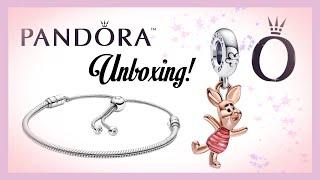 Pandora Moments Slider Snake Chain Bracelet and Disney Peter Pooh Charm | UNBOXING!❤︎