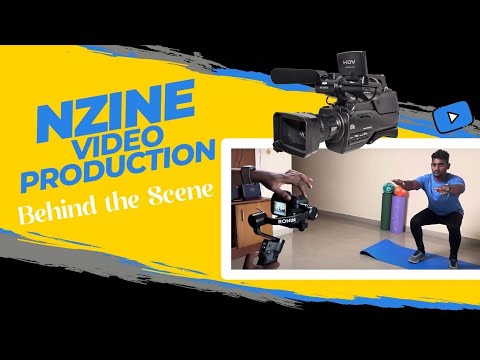 Behind the Scene Nzine 1st work . Video Production Company . 1 year 1 cr challenge #behindthescene