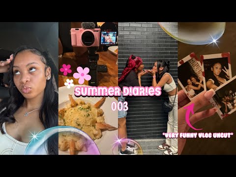 SUMMER DIARIES 003. 🫧🌸 | *very funny* bnb, friends, dinner, pool || Ra’Mariah Alexia