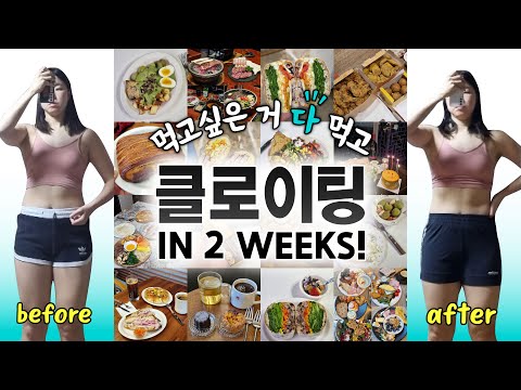 🔥2주 챌린지🔥먹고 싶은 거 다 먹으면서 클로이팅 복근 운동'만' 해 보았습니다.