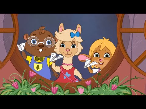 Paper planes - ZABEZOO -  animal cartoon