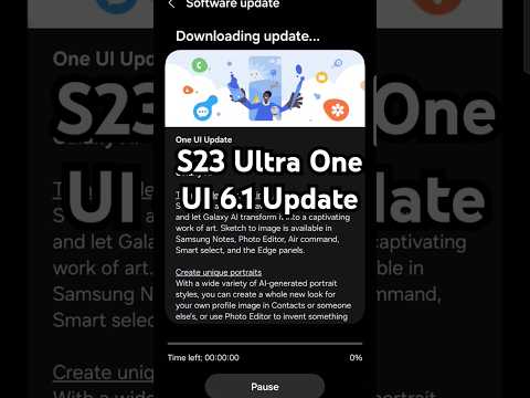 S23 Ultra HUGE Octobet 2021 Update #oneui61 #s23ultra #samsungupdate