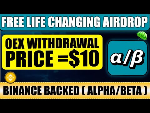 3 FREE Life Changing Airdrops 🪂 BINANCE Backed | Satoshi OEX Withdrawal Process | Cryptocurrency