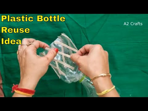 How To Reuse Plastic Bottles | Amazing Flower Vase Ideas from Waste Materials