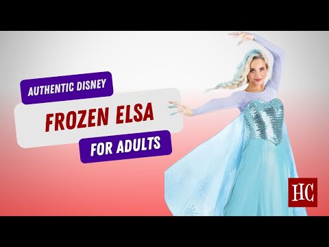 Disney Premium Frozen Elsa Costume for Adults - Unleash Your Inner Queen! 👑❄️