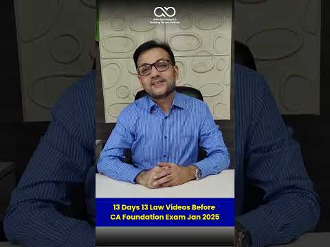 Video - 2 | 13 Days 13 Videos | CA Foundation | Amit Bachhawat Training Forum