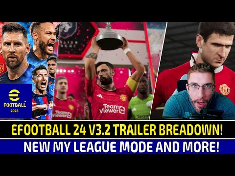 [TTB] EFOOTBALL 24 V3.2 TRAILER BREAKDOWN! - A DEEPER LOOK INTO MY LEAGUE AND MORE!