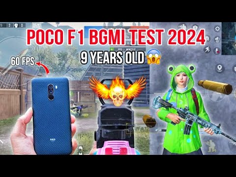 POCO F1 9 YEARS OLD😱 BGMI TEST 2024…