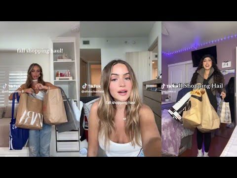 Fall shoppingl haul - TikTok compilation 🛍️😋