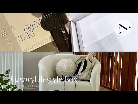 Aesthete By Cloth & Paper | Deluxe Lifestyle Subscription Box Unboxing | Fall Collection