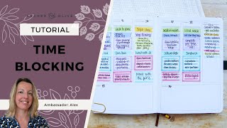 How To Use Time Blocking In Your Bullet Journal | Bujo Productivity