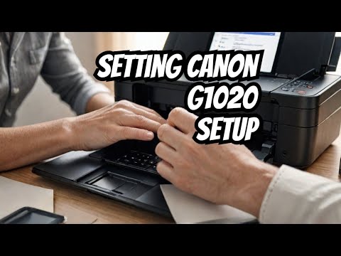 Setting up Canon Pixma G1020