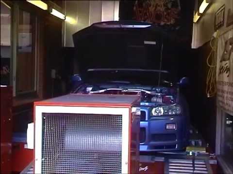 My old R34 GT-R @ ESP Dyno Day (6-6-2010)