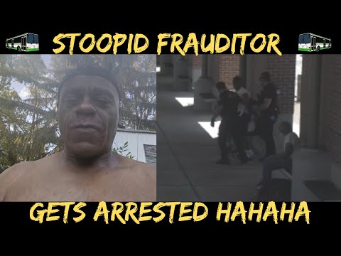 Security Cam Footage Of Stoopid Know-It-All Frauditor Getting Arrested HAHAHA