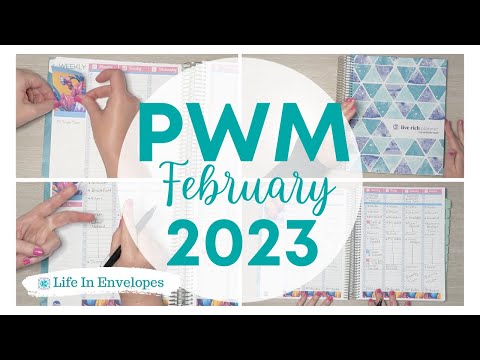 Plan with Me / TBM LRP / The Budget Mom / Live Rich Planner / February 2023 / Life In Envelopes