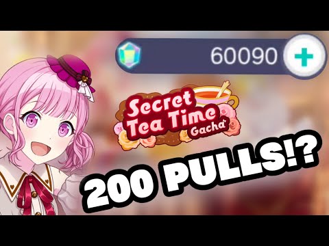 200 PULLS on Secret Tea Time Gacha | Project Sekai