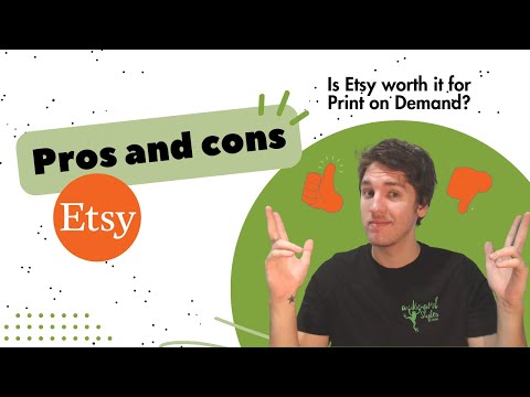 Pros and Cons of Using Etsy for Print on Demand | Awkward Styles Print on Demand [2023]