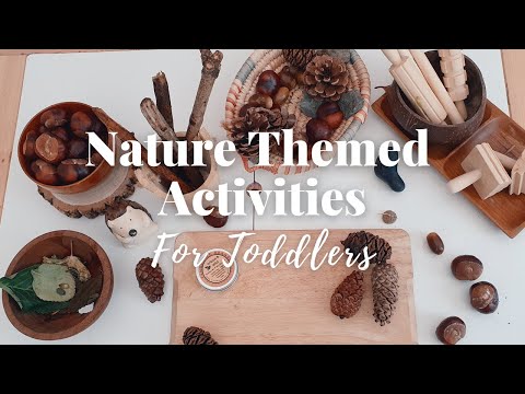 Nature Themed Activities For Toddlers | Easy & Engaging Activities | Autumn Sensory Exploration