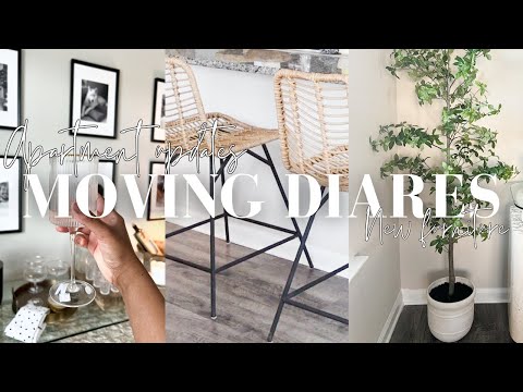 MOVING VLOG EP:10 | Apartment updates, new barstools, gallery wall, moving furniture, decor & more