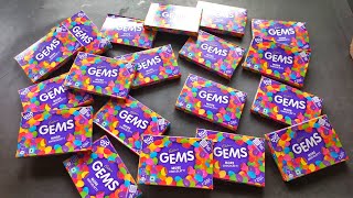 Gems opening video, surprise toys, chocolate opening video, lots of chocolates,Cadbury celebration