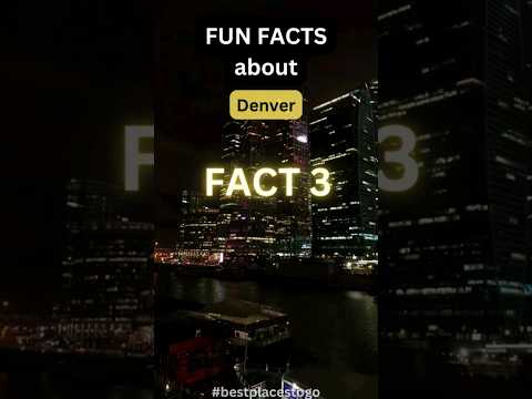 Denver City Fun Facts #places #funfacts #denver