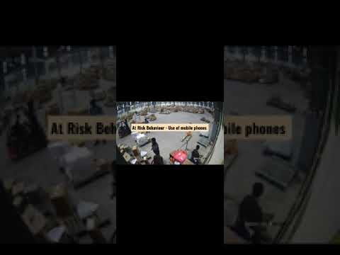 Warehouse Incident - At Risk Behaviours - Mobile phone use at workplace