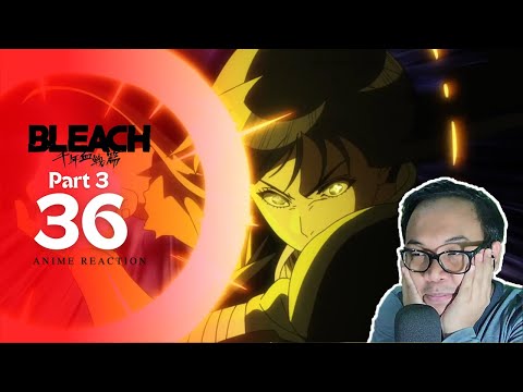 MASTERPIECE MAYURI - Bleach Thousand Year Blood War EPISODE 36 REACTION INDONESIA