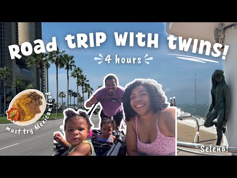 4-Hour Road Trip to Corpus | Twins Meet Great Grandpa & Childhood Memories