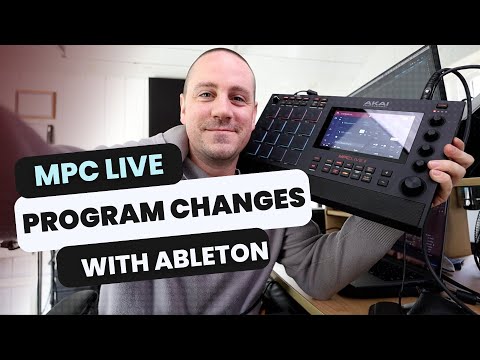 How to send program changes to the MPC Live with Ableton