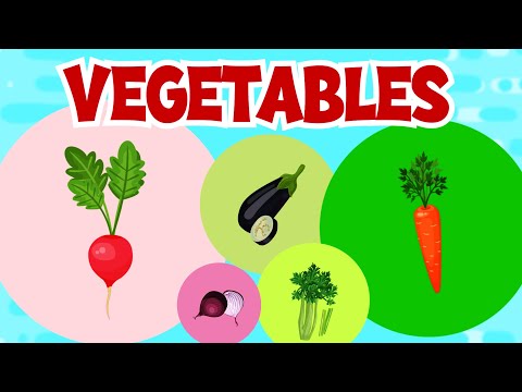 Learn Vegetables Vocabulary - Vegetables Names in English - Educational video for kids