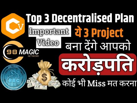 Top 3 Decentralised Plan 2024 ! Core Various Real or Scam! C98 Magic Network ! Rabito Network ! #cws