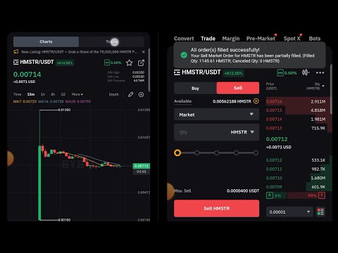 Hamster Airdrop Claim | How to convert HMSTR token to USDT on Bybit
