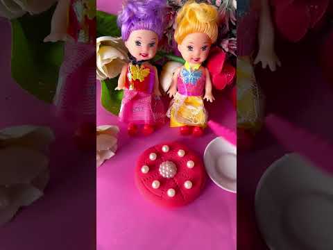 Red velvet cake🎂 🍰 Making polymer clay cake 🧁 Miniature cake #diycupcakes #shorts