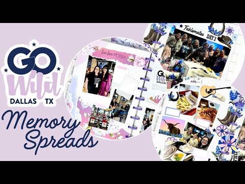 GO WILD PLAN WITH ME PART 6 - GO WILD 2024 - MEMORY SPREADS LIVE LOVE POSH JOJO'S PRETTY PAPER SHOP