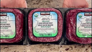 Costco Ground Beef / Costco Meat / Costco2024 / 2 Ground Beef Recipes / ASMR cooking