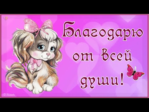 🌹💮🌹БЛАГОДАРЮ ОТ ВСЕЙ ДУШИ! СЛОВА БЛАГОДАРНОСТИ.🌹💮🌹 Видео-открытка со словами благодарности.