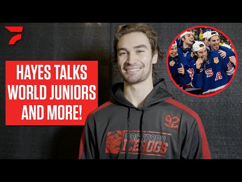 Gavin Hayes Reflects On 2024 World Juniors Experience, Starting Pro Career With Rockford IceHogs